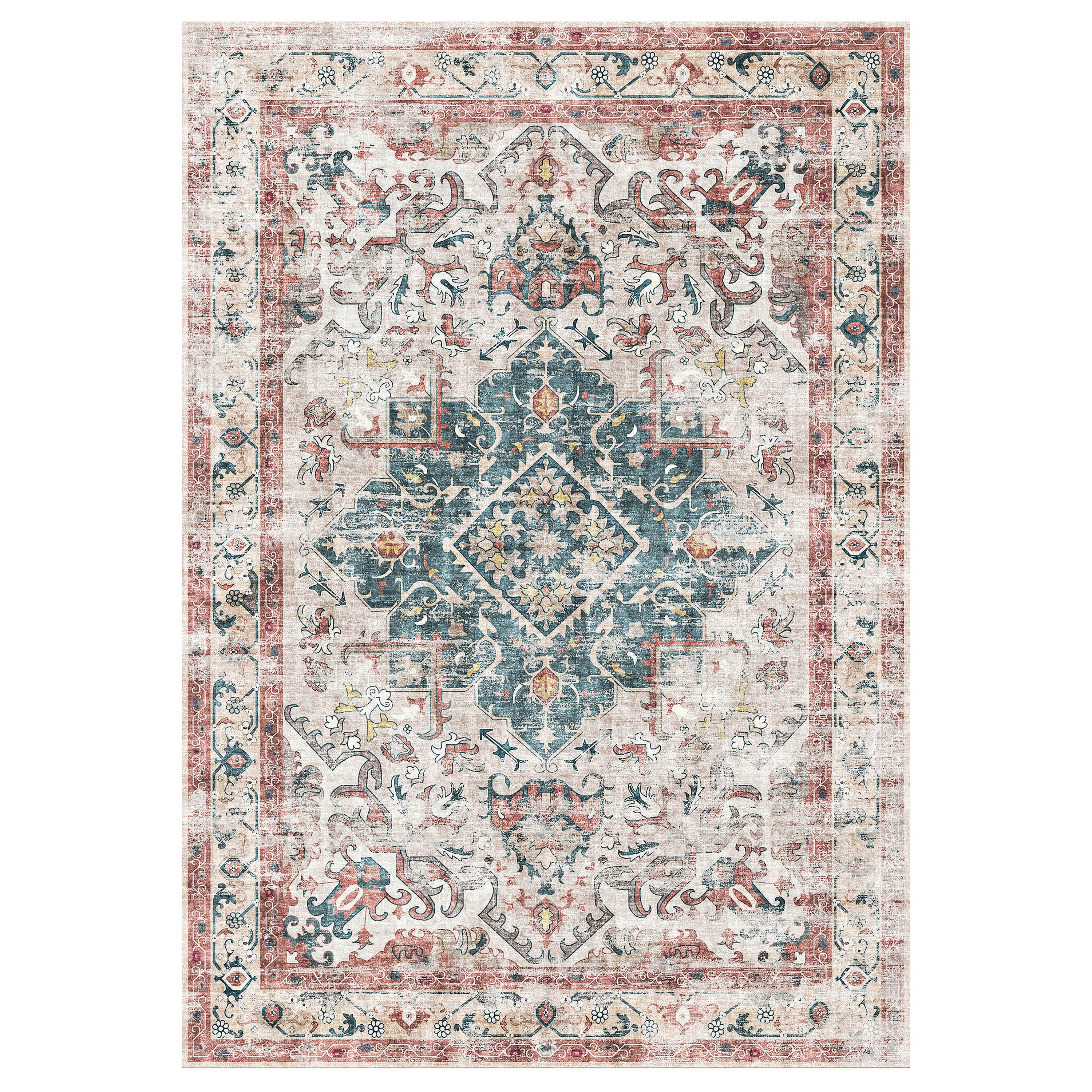 Silk Road Multi Buram Medium Rug, (L)160cm x (W)120cm