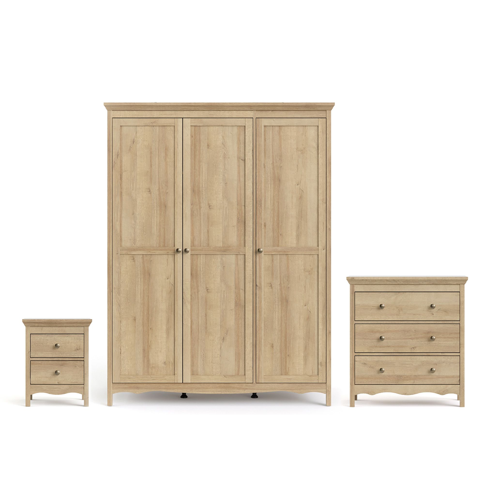 Matt riviera oak effect Bedroom furniture set DIY at B&Q