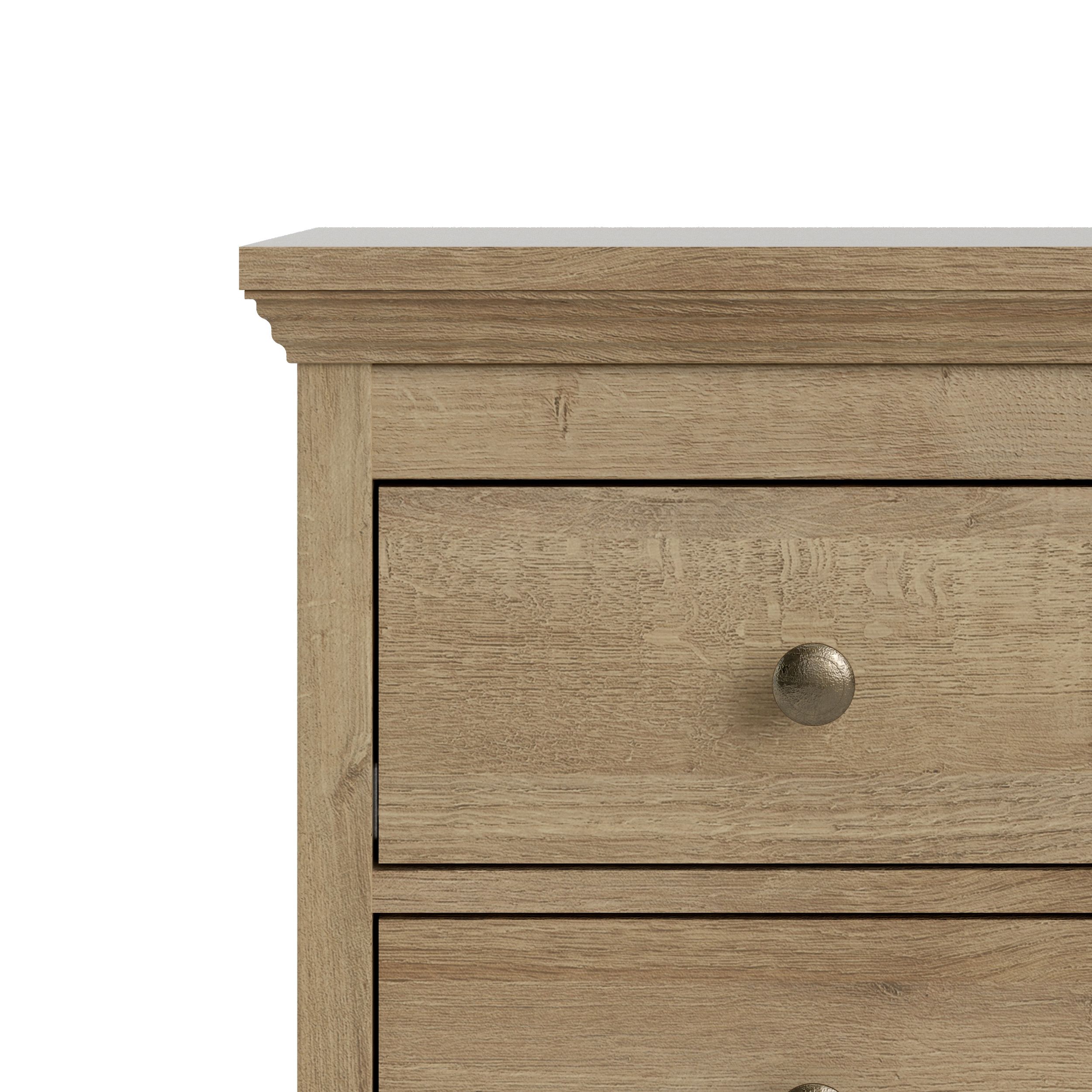 Silkeborg Matt riviera oak effect Bedside chest (H)600mm (W)478mm (D)400mm