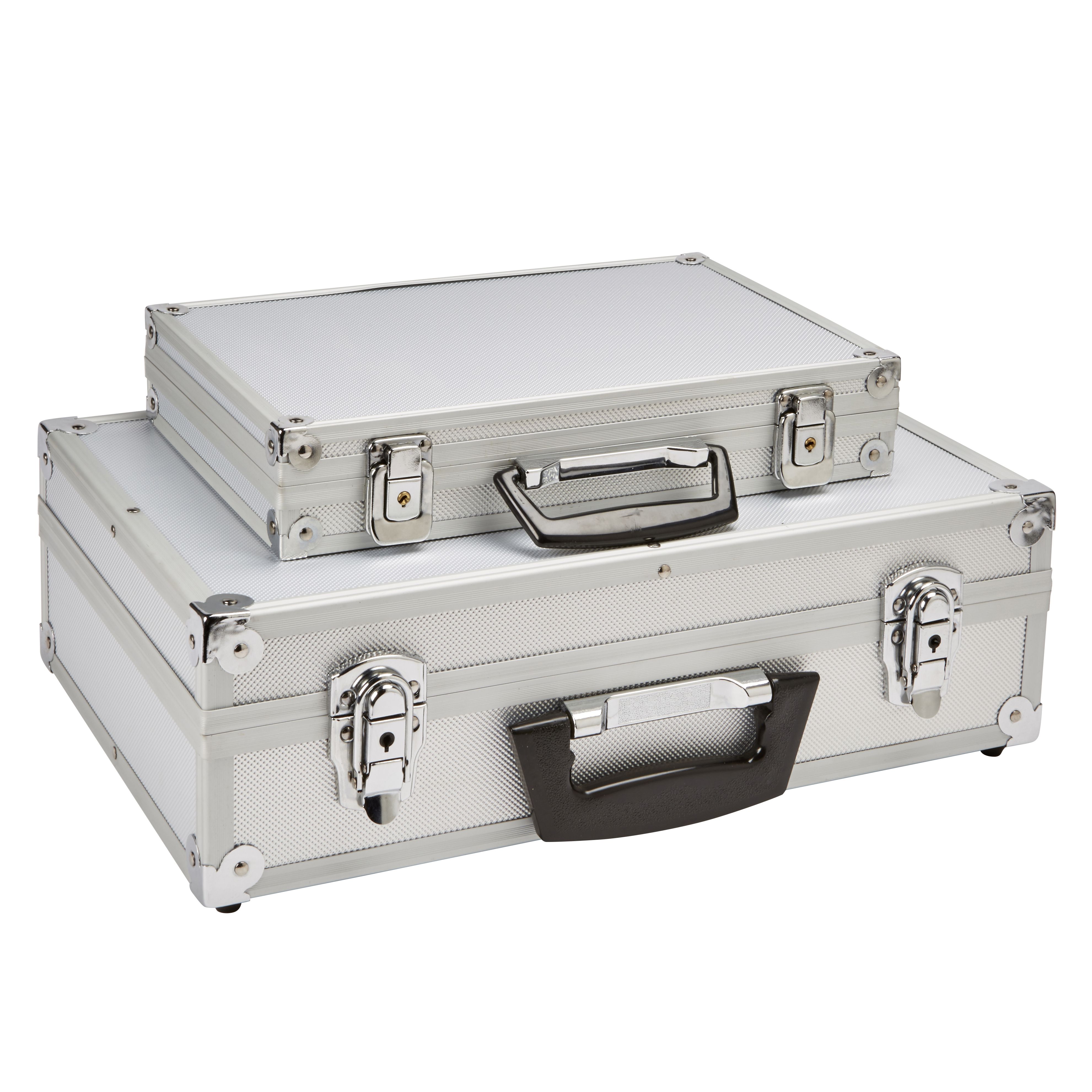 Silver 17in Tool case set