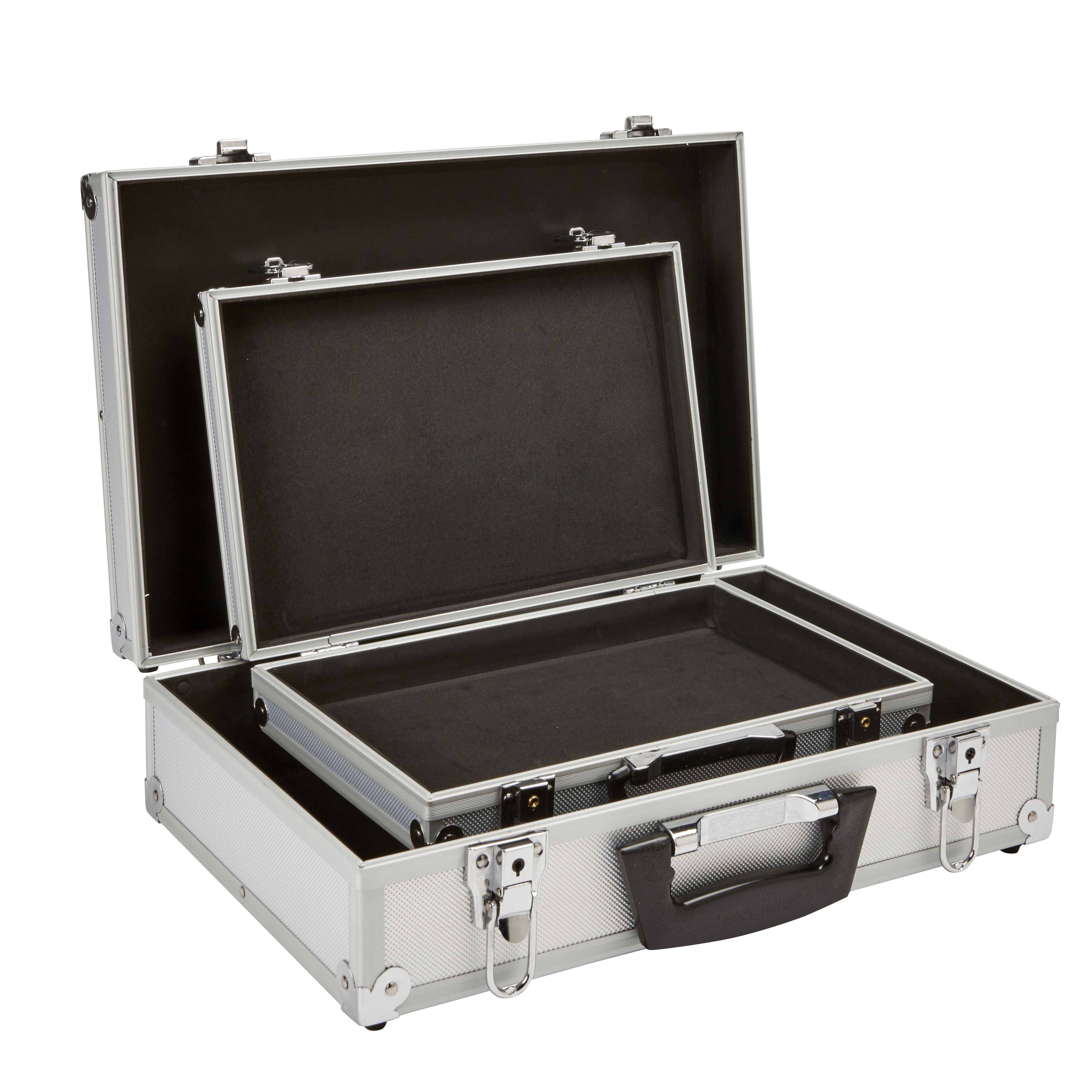 Silver 17in Tool case set