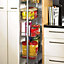 Silver 60cm Pull-out storage