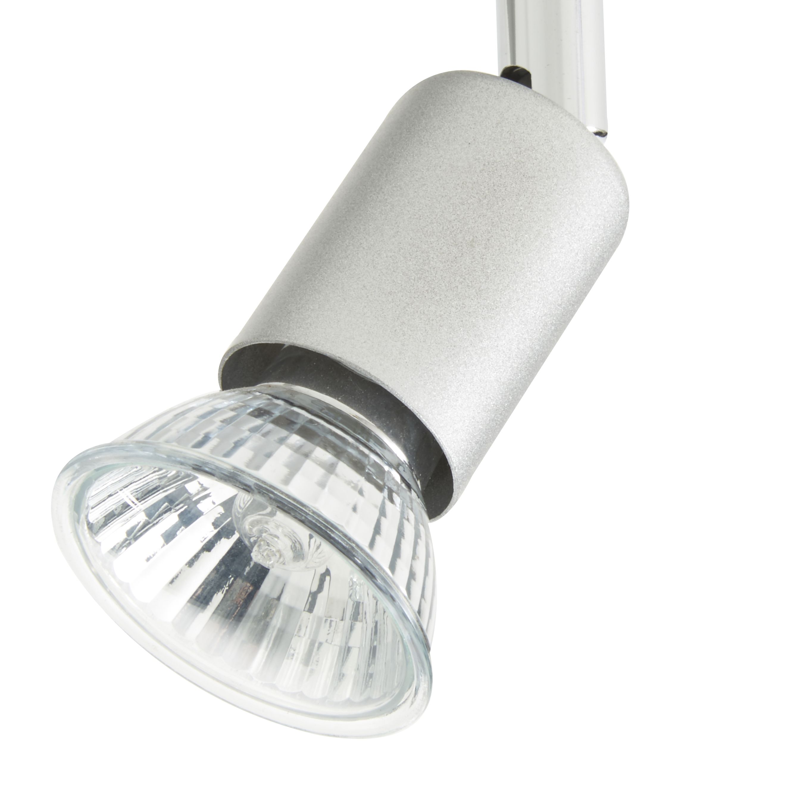 Silver effect 2 Light Spotlight