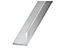 Silver effect Aluminium Equal L-shaped Angle profile, (L)2.5m (W)30mm