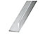 Silver effect Aluminium Equal L-shaped Angle profile, (L)2m (W)40mm