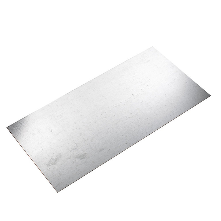 500mm x 250mm 1mm Thick Galvanised Mild Steel Sheet Plate 