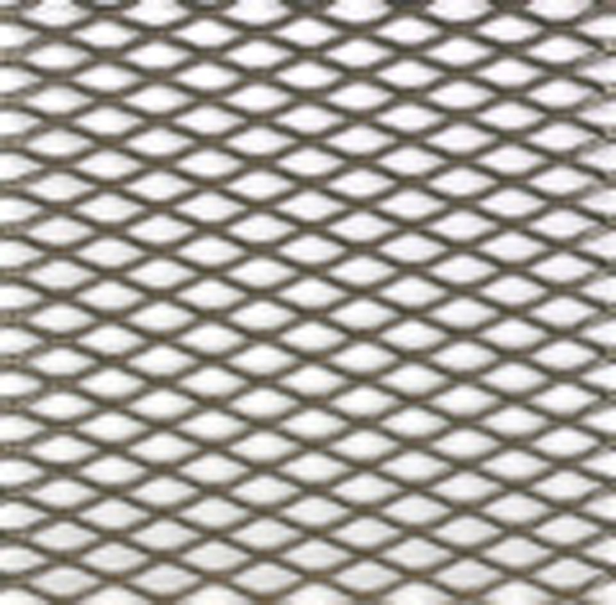 Silver effect Steel Perforated Sheet H 1000mm W 500mm T 0.5mm