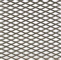 Silver effect Steel Perforated Sheet, (H)1000mm (W)500mm (T)0.5mm 580g