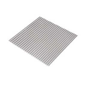 Silver effect Steel Perforated Sheet, (H)1000mm (W)500mm (T)1mm 2430g