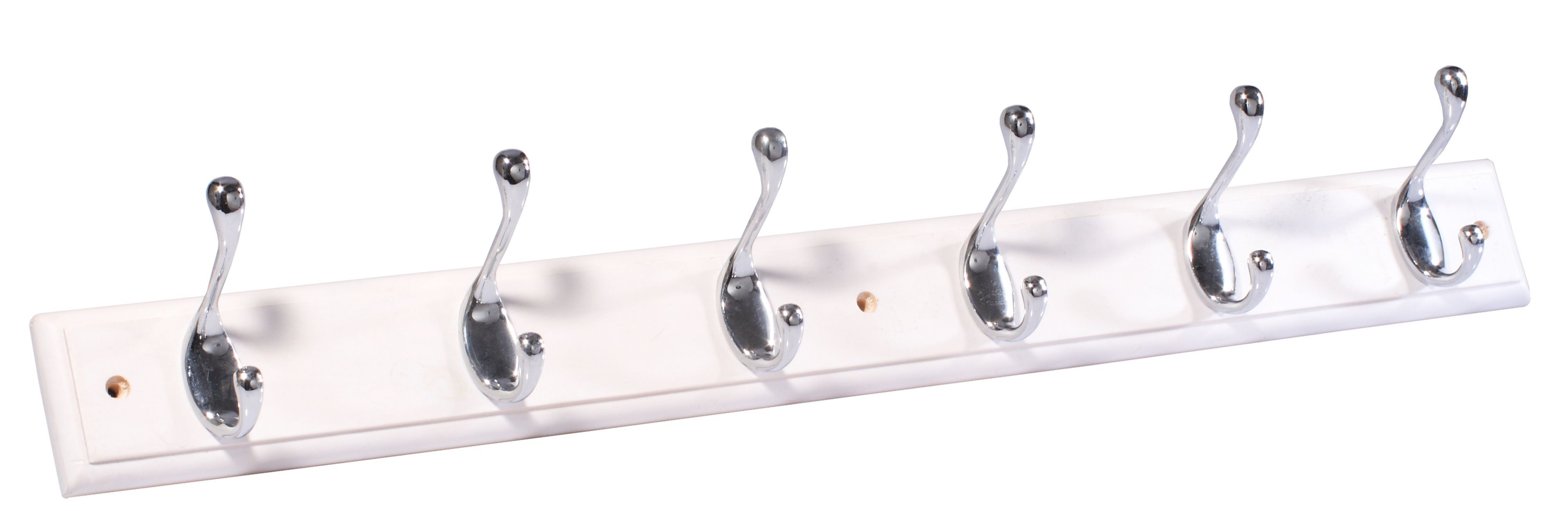 White Brass effect Hook rail (H)15mm