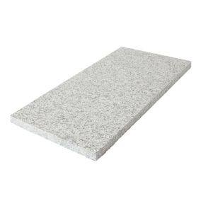 Silver grey Granite Paving slab (L)600mm (W)300mm