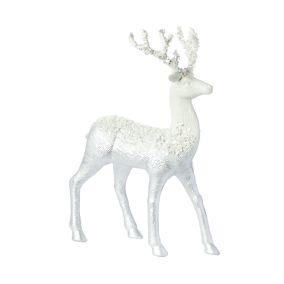 Silver Reindeer Christmas decoration