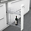 Silver Soft-close 15cm Pull-out storage For 150mm cabinet