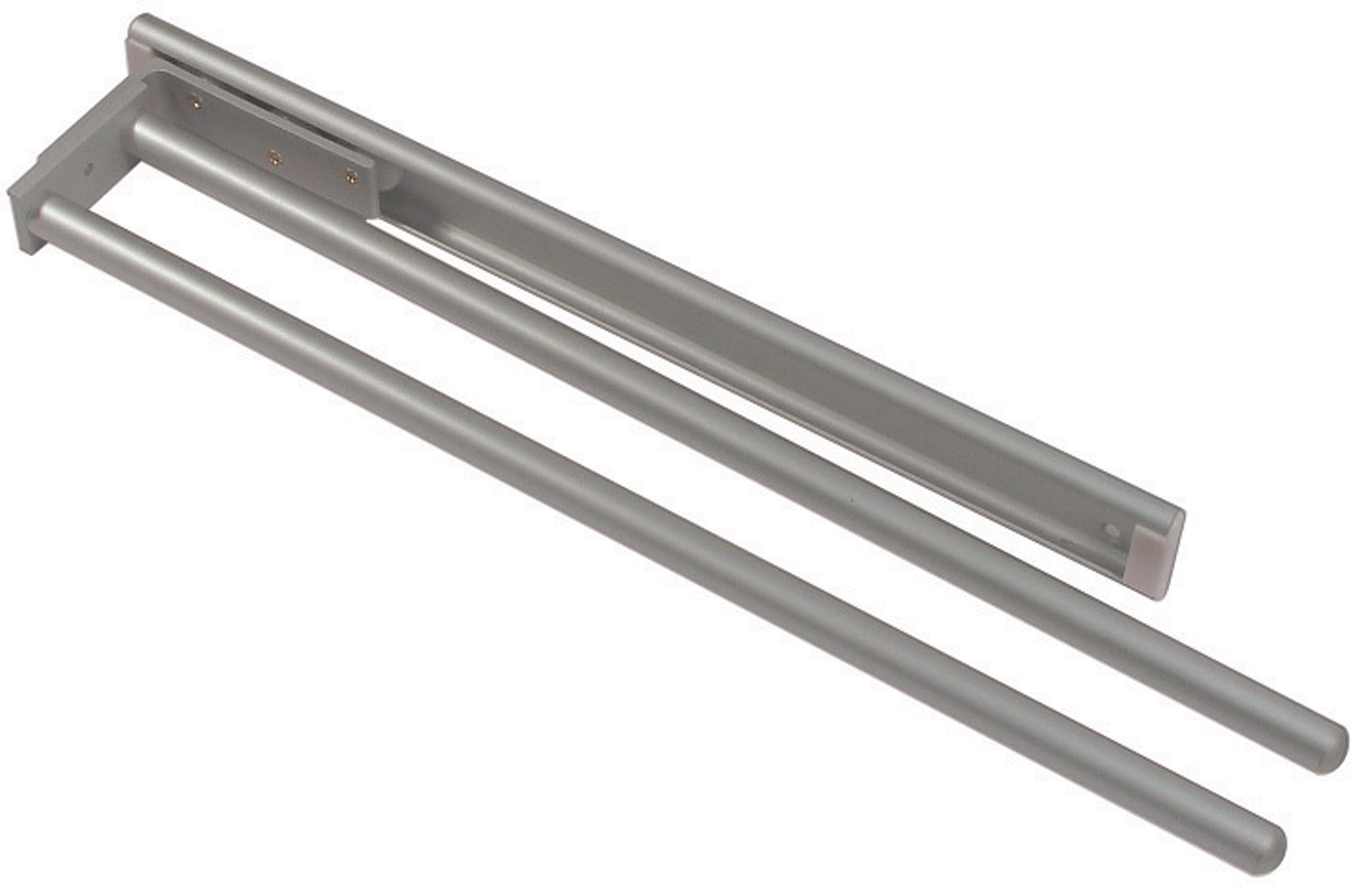 Silver Towel rail DIY at B&Q