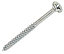Silverscrew PZ Double-countersunk Zinc-plated Carbon steel Multipurpose screw (Dia)5mm (L)70mm, Pack of 100