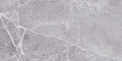 Silverthorne marble Silver Gloss Plain Marble effect Ceramic Tile, Pack of 8, (L)248mm (W)498mm