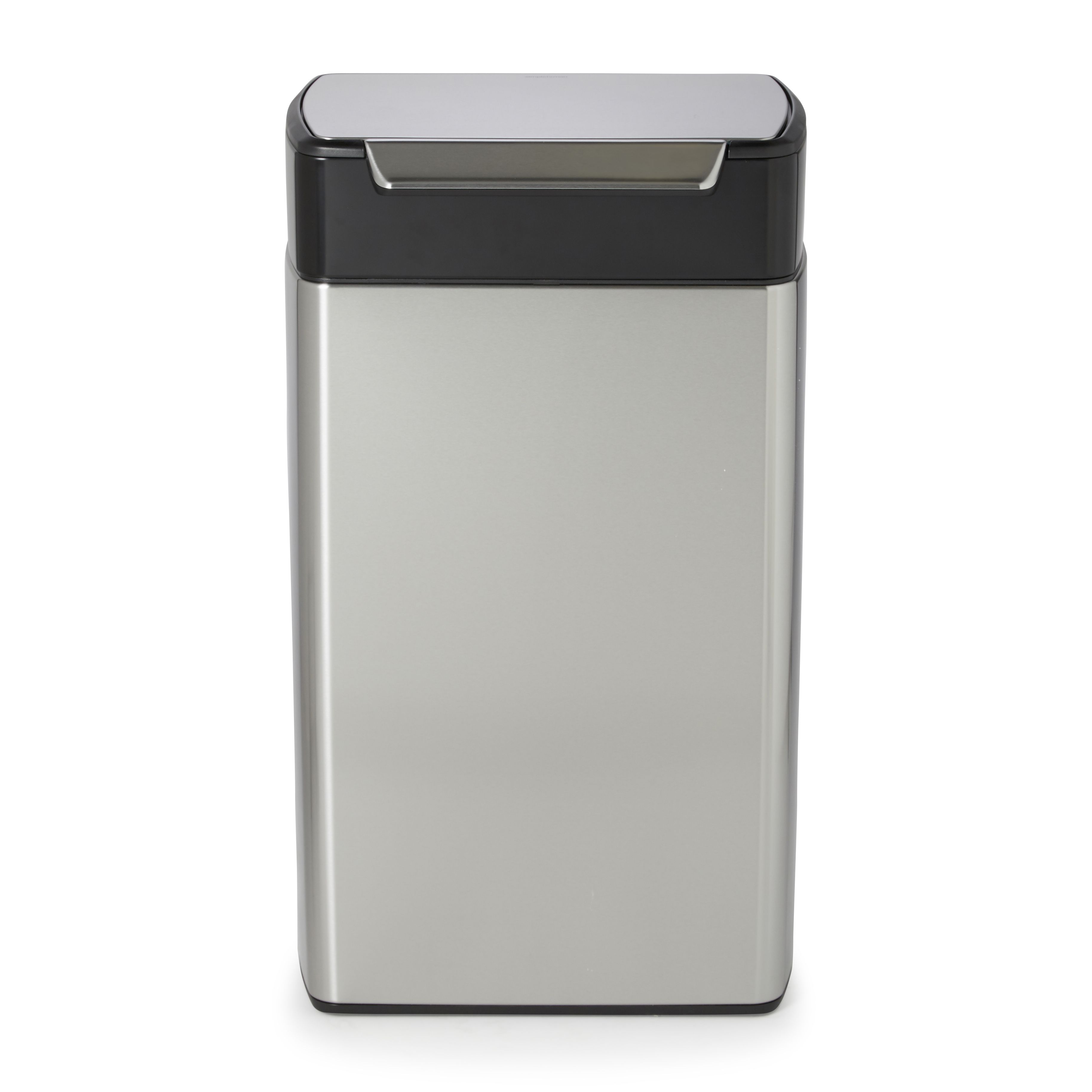 Simplehuman Gris, noir Metal Touch Bin - 40L