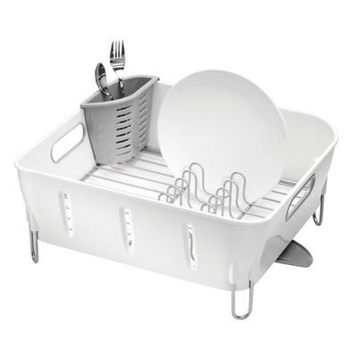 5 five simply smart Dish Drainer White Col. Blanc Kitchen, Multicoloured :  : Home & Kitchen