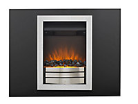 Sirocco Easton Black Chrome effect Electric Fire 555 mm