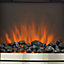 Sirocco Easton Black Chrome effect Electric Fire 555 mm