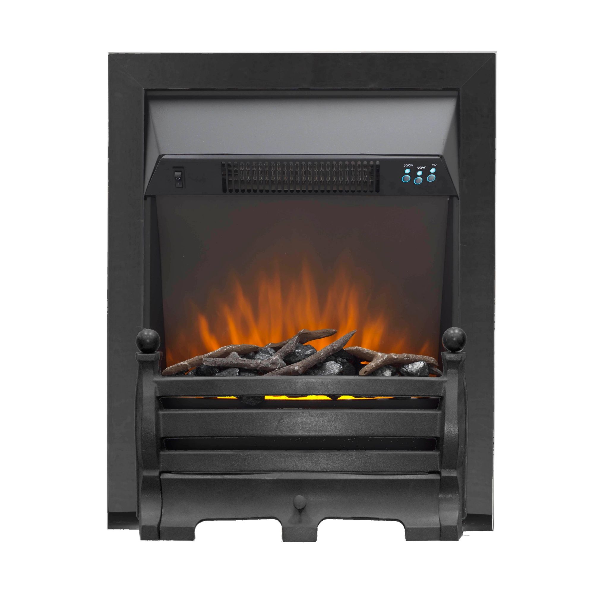 Sirocco Fairfield 1.9kW Black Electric Fire