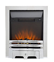 Sirocco Westerly Black Chrome effect Electric Fire 555 mm