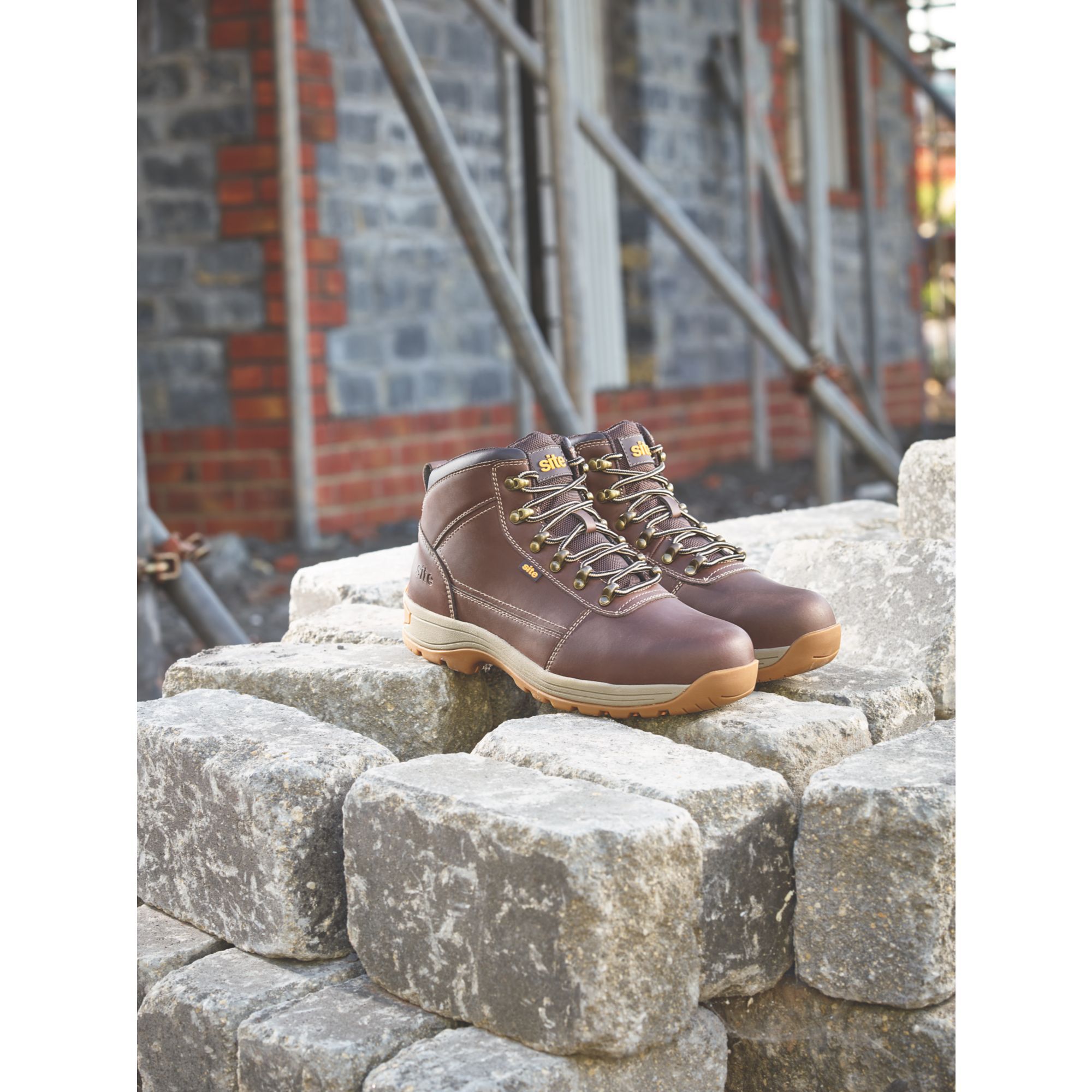 Site Amethyst Men's Brown Safety boots, Size 11