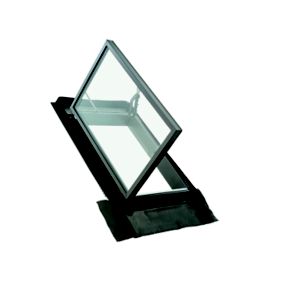 Site AnthraciteAluminium alloy LH Side hung Skylight, (H)600mm (W)470mm