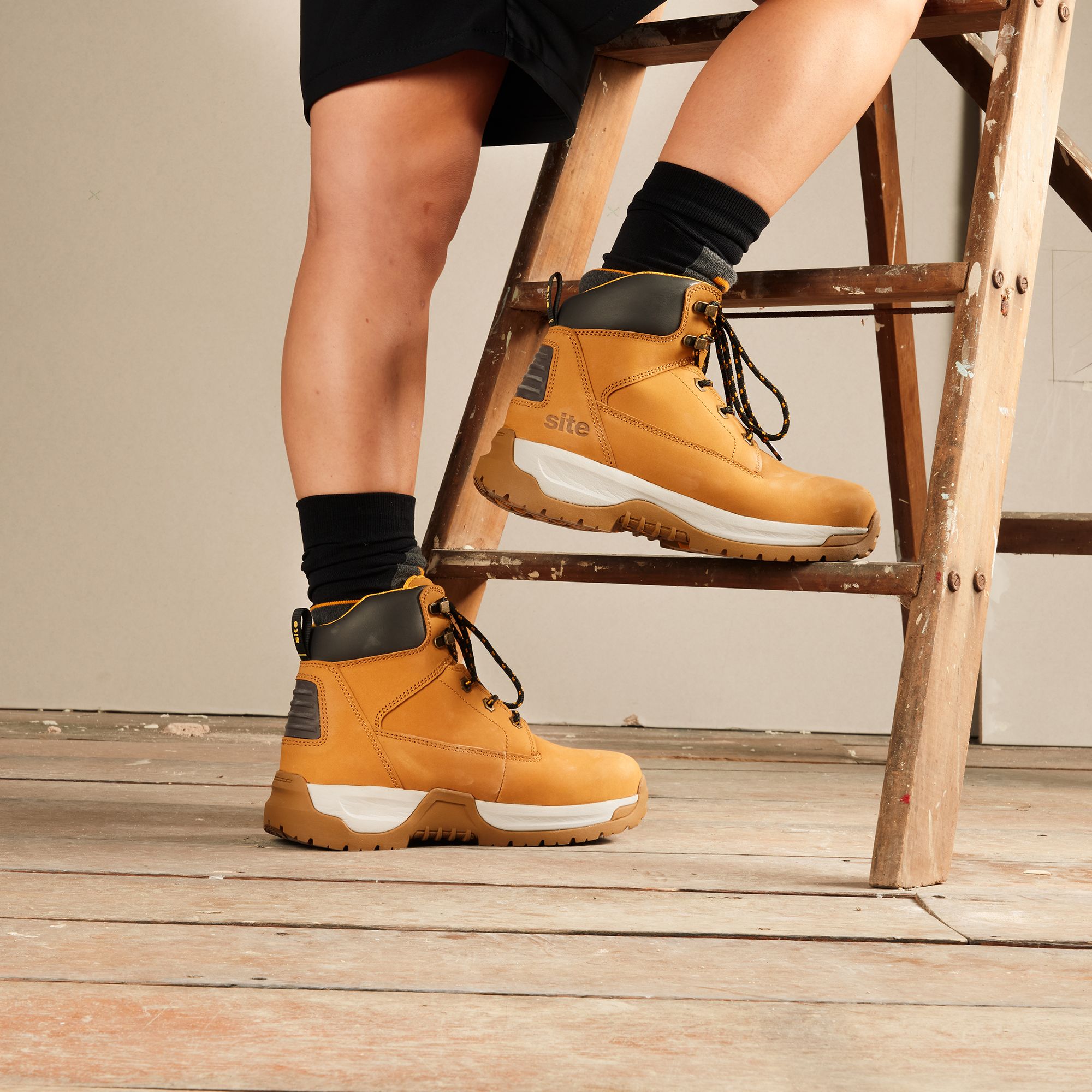 Site Arenite Women's Wheat Safety boots, Size 6
