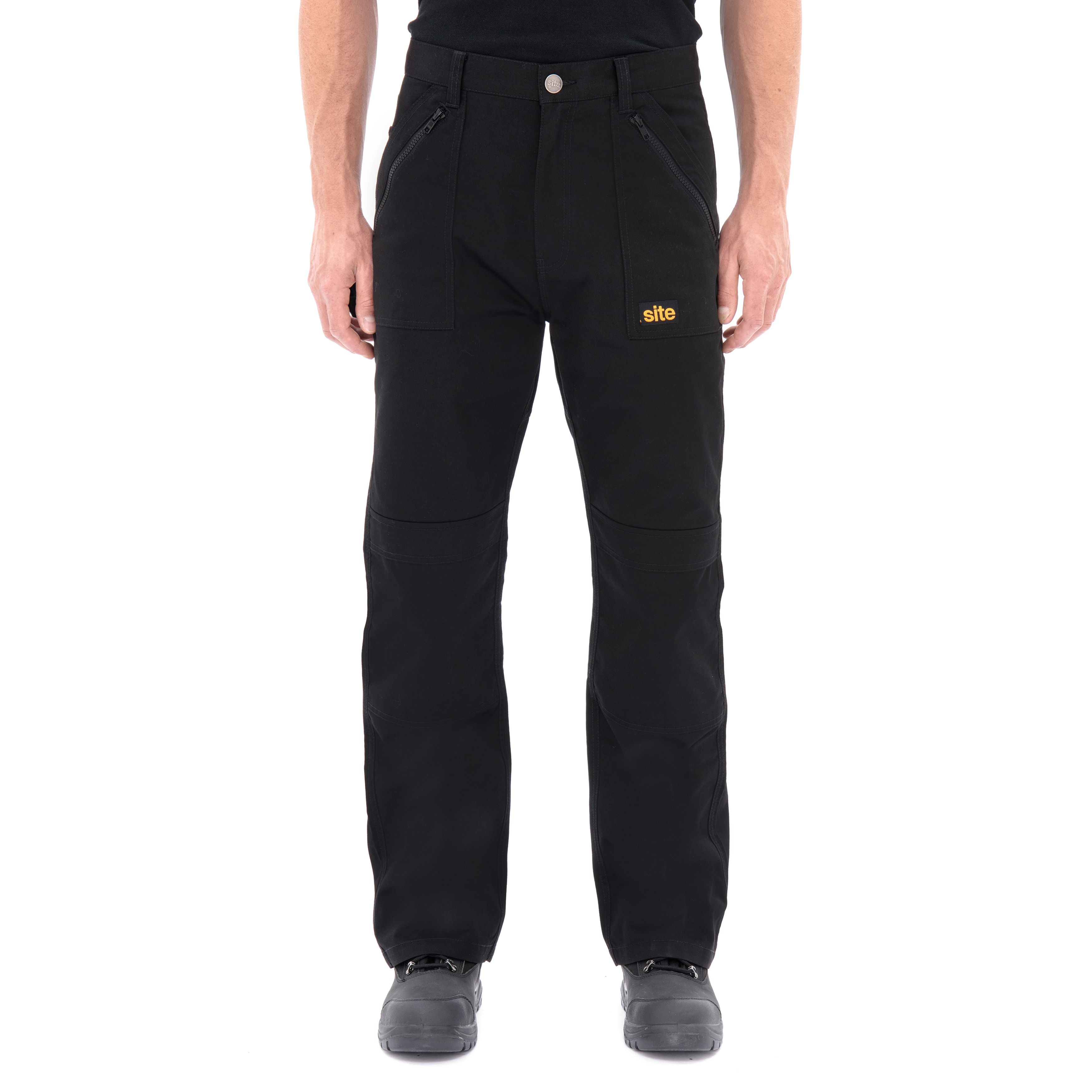 Site Black Trousers W32" L32" (One size)