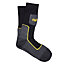 Site Black & grey Socks Size 7-11, 3 Sets