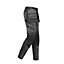 Site Bolden Grey & black Men's Holster pocket trousers, W38" L32"