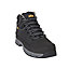 Site Bronzite Unisex Black & charcoal grey Safety boots, Size 9
