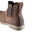 Site Brown Mudguard Dealer boots, Size 8