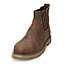 Site Brown Mudguard Dealer boots, Size 9