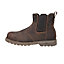 Site Brown Mudguard Dealer boots, Size 9