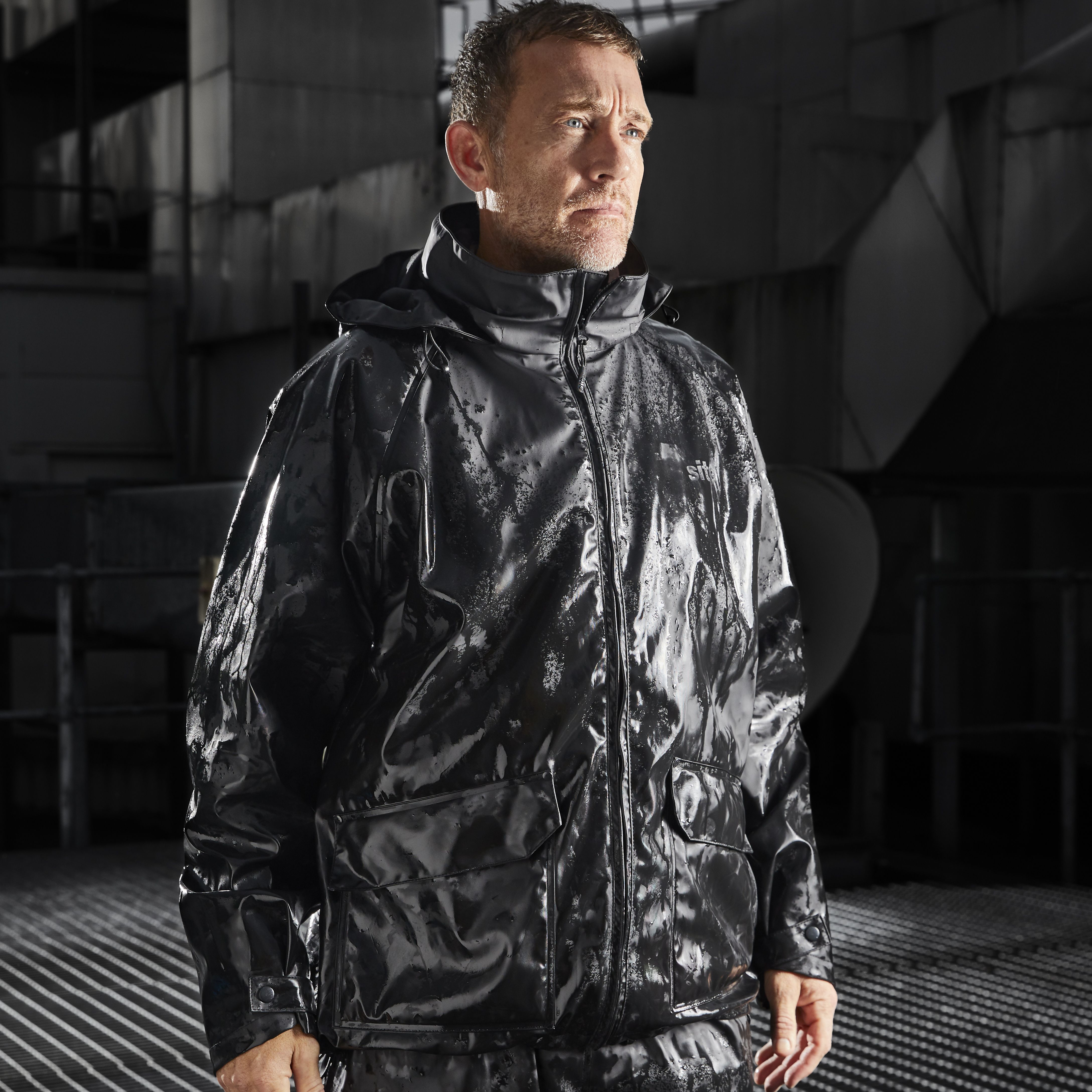 mens rain jacket medium