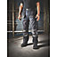 Site Chinook Black & grey Men's Holster pocket trousers, W36" L32"