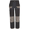 Site Chinook Black & grey Men's Holster pocket trousers, W40" L32"