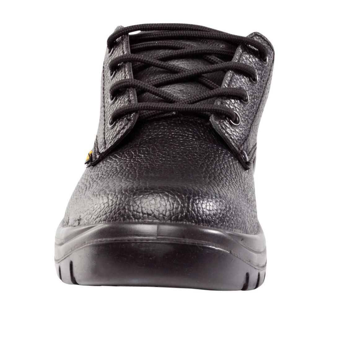 Site Coal Black Safety shoes, Size 8 DIY at B&Q