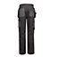 Site Coppell Black & grey Men's Holster pocket trousers, W32" L32"