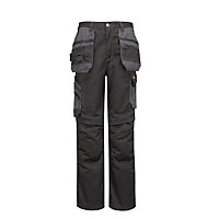 Site Coppell Black & grey Men's Holster pocket trousers, W38" L32"