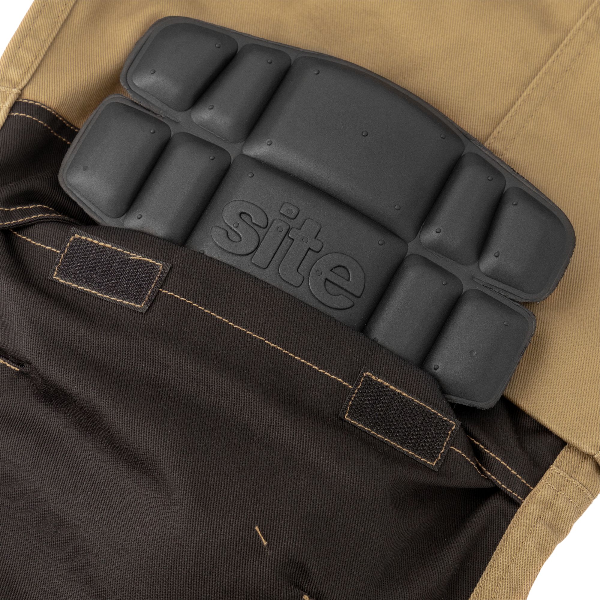 Site Coppell Tan/Black Men's Holster pocket trousers, W34" L32"