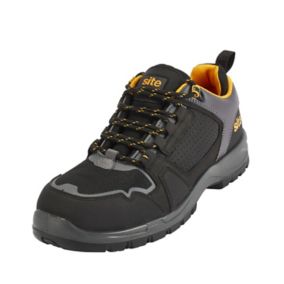 Site Coyle Black Safety trainers, Size 8