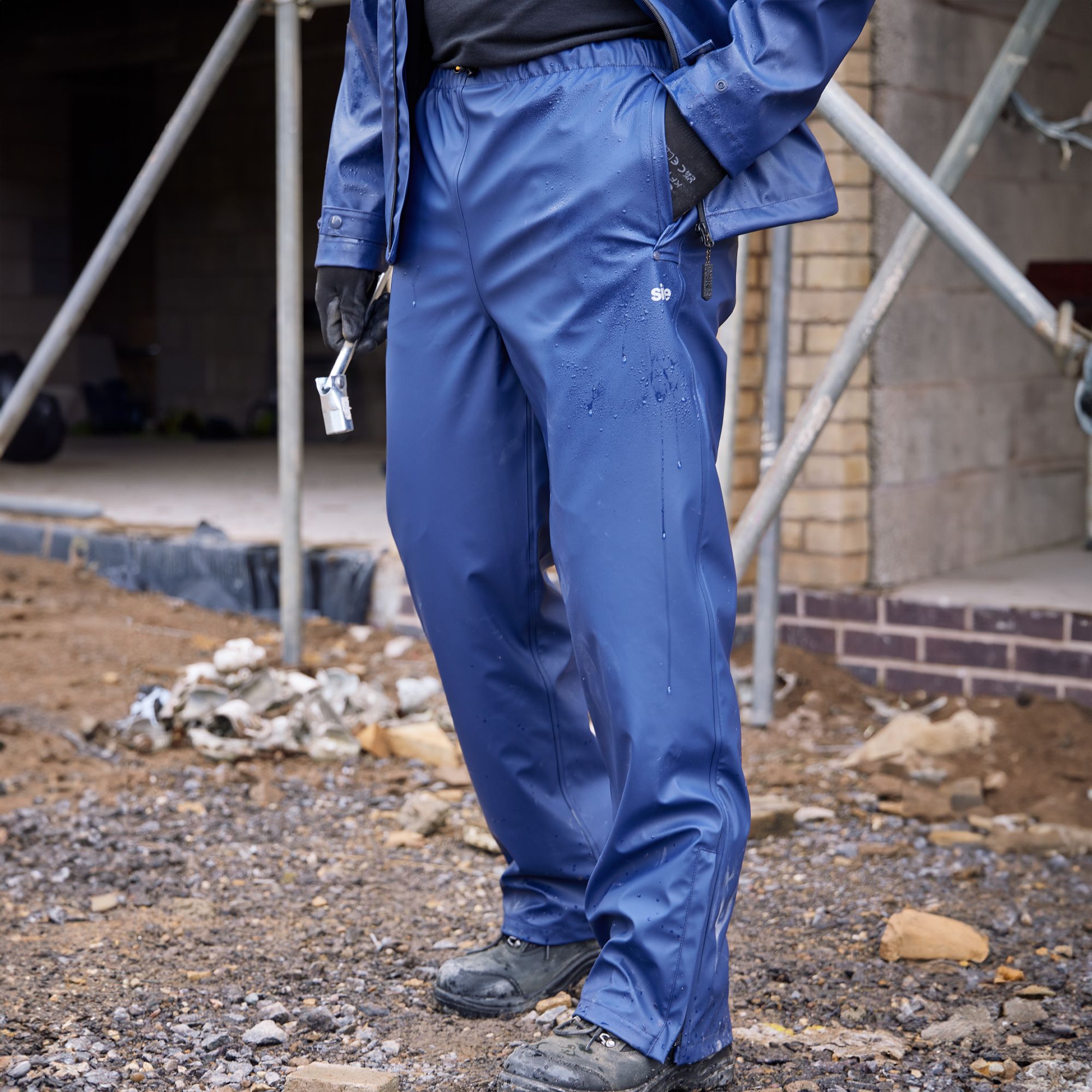 Site Dalbey Navy Waterproof Trousers X Large