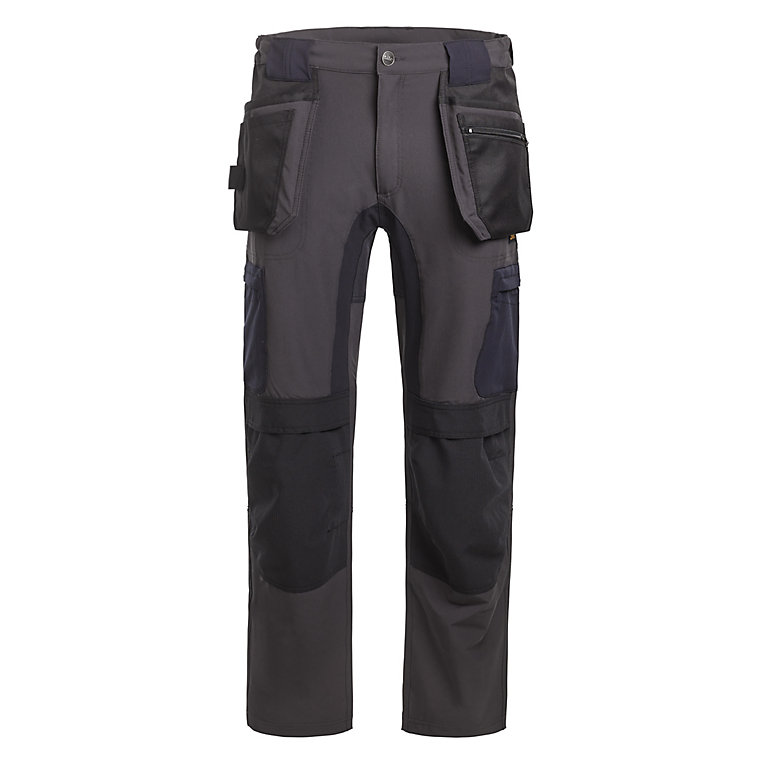 Site Dalbo Grey/Black Men's Holster pocket trousers, W36