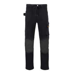 Site Dunnell Black Men's Multi-pocket trousers, W38" L32"