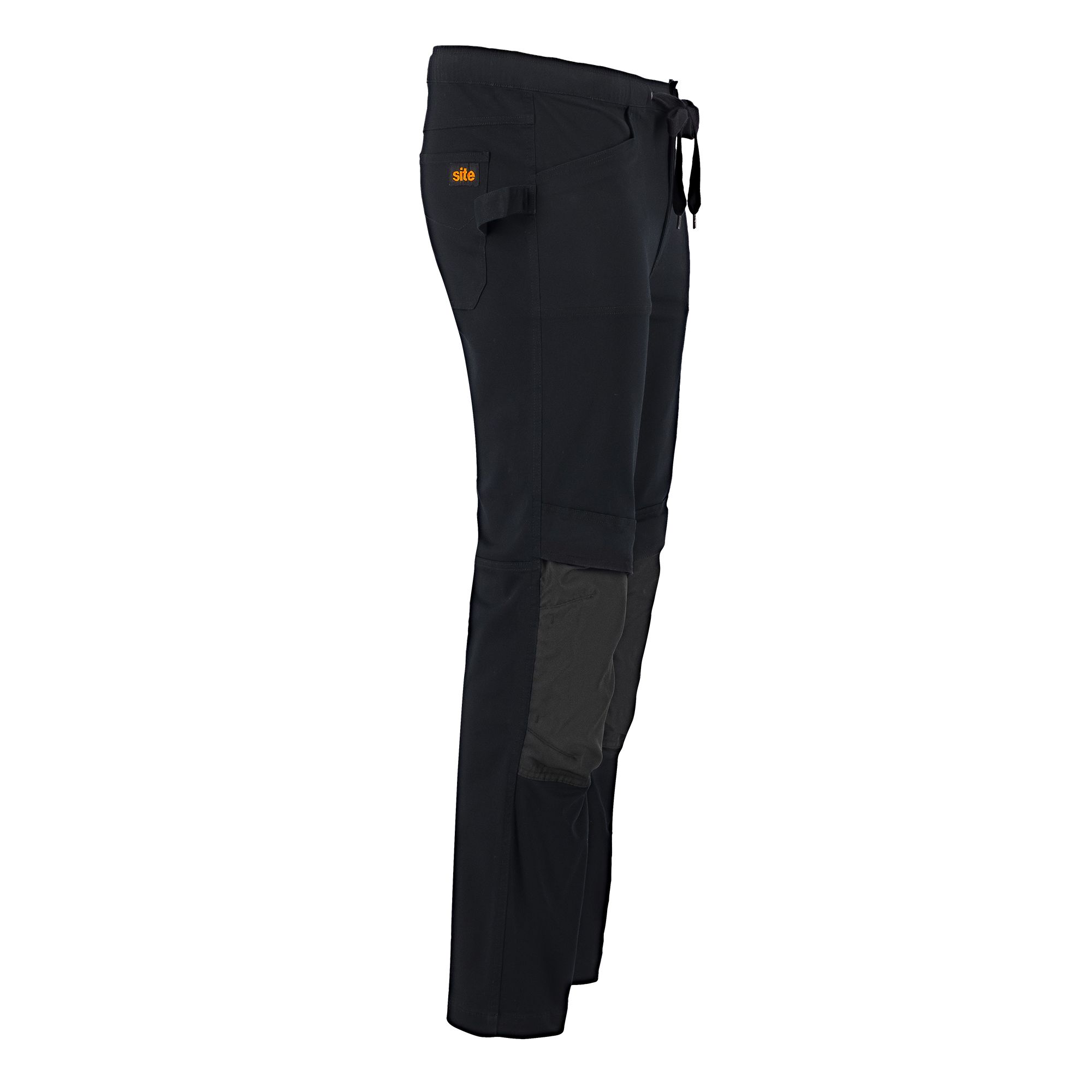 Site Dunnell Black Men's Multi-pocket trousers, W38