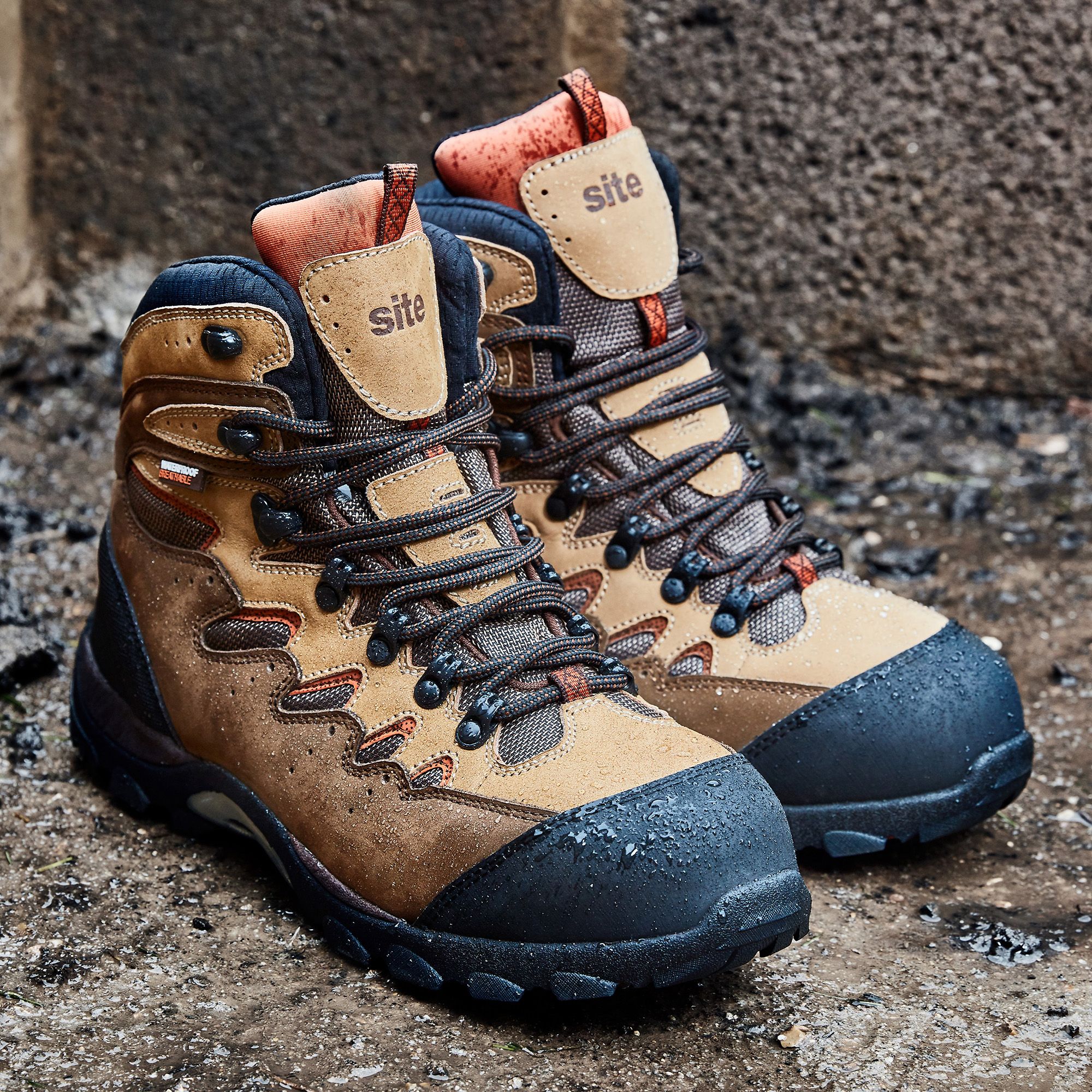 Site Elbert Brown Trainer boots, Size 11