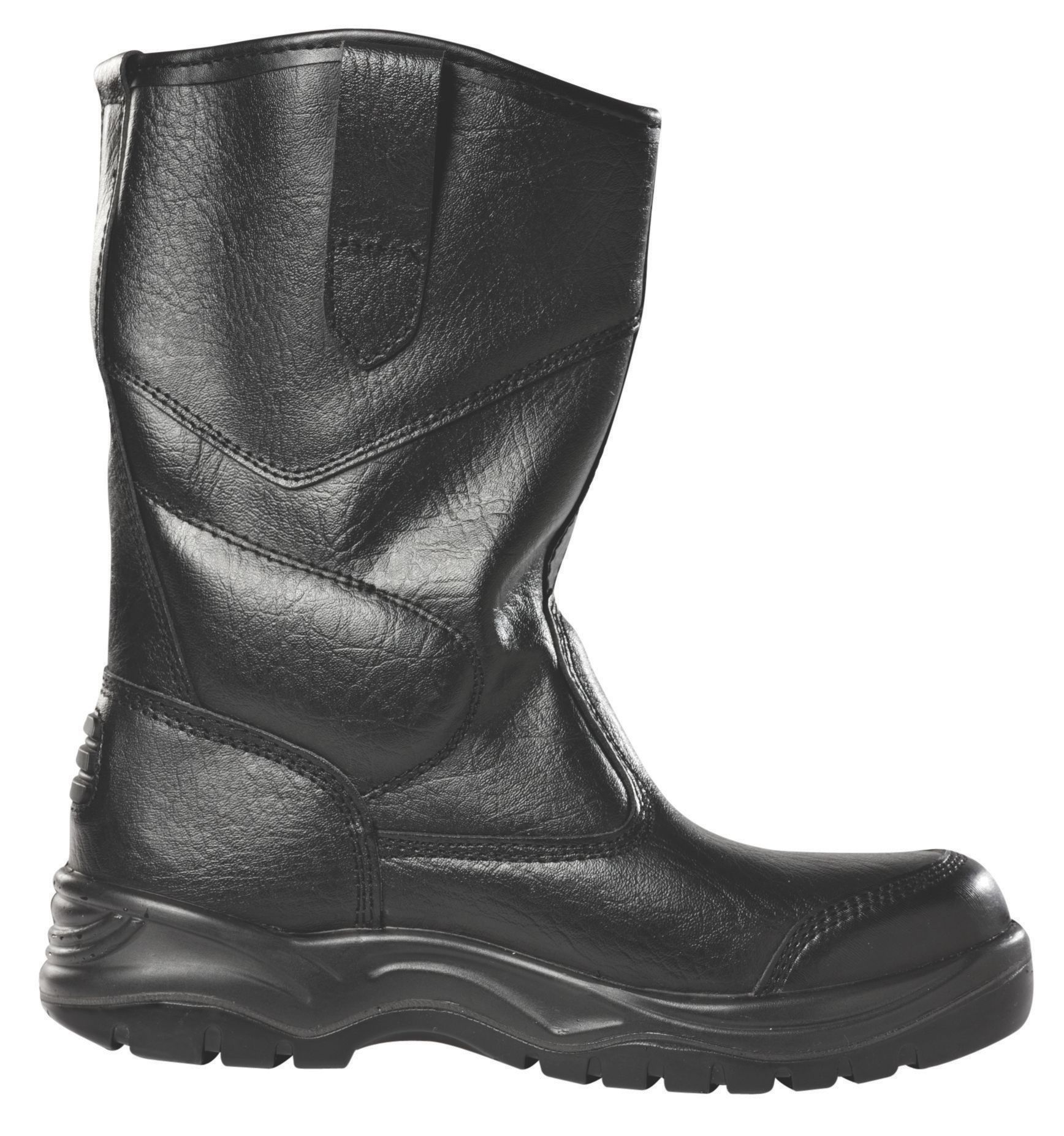 Site Gravel Black Rigger boots, Size 10